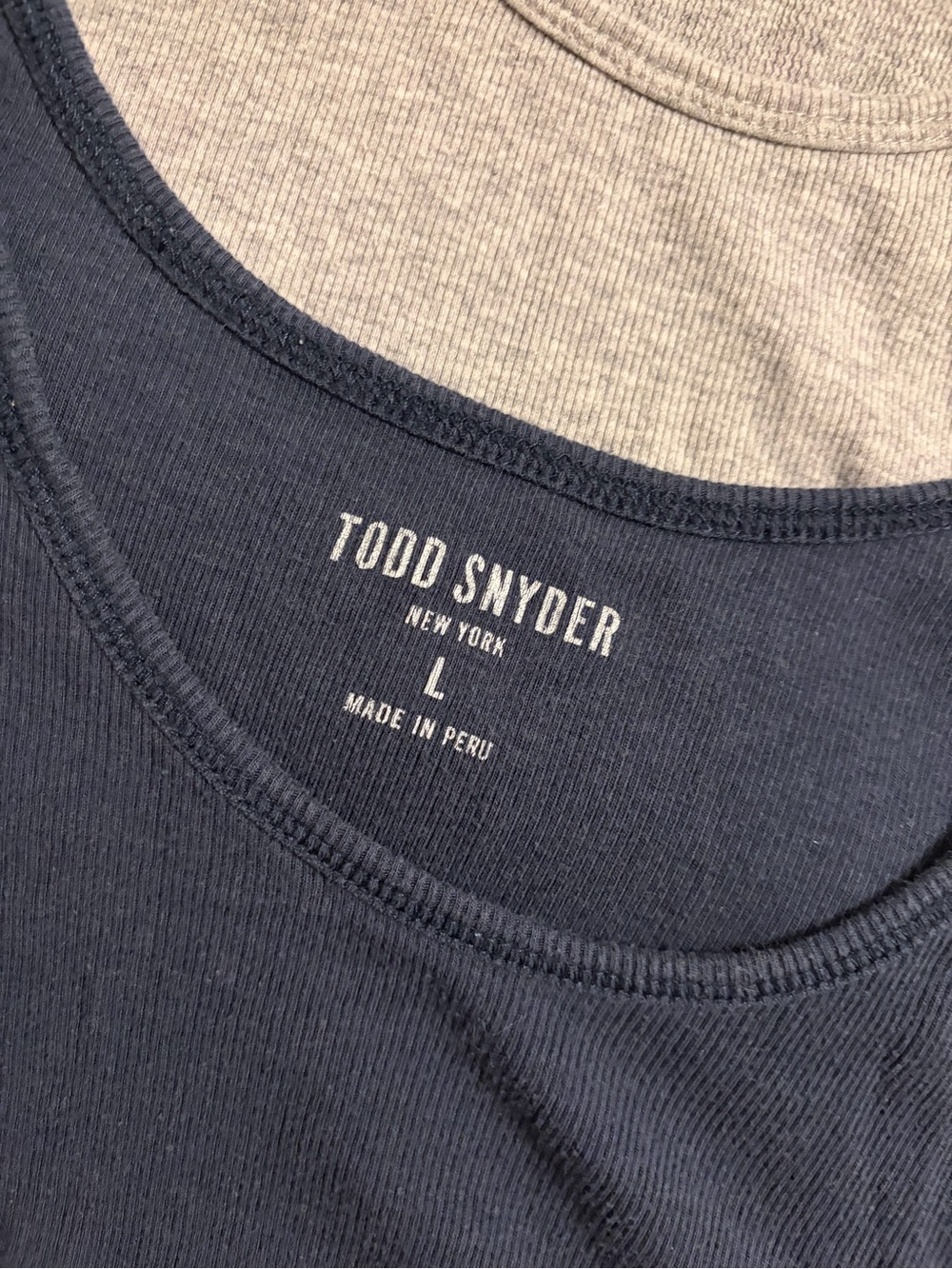 Todd Snyder Ribbed Tank Bundle - L - Picture 5 of 5
